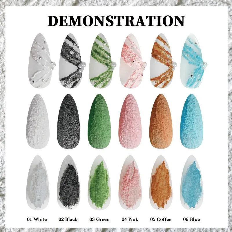 3D Gypsum Plaster Nail Gel – No-Wipe UV/LED Sculpture Modeling Nail Sculpture Gel PRIMED