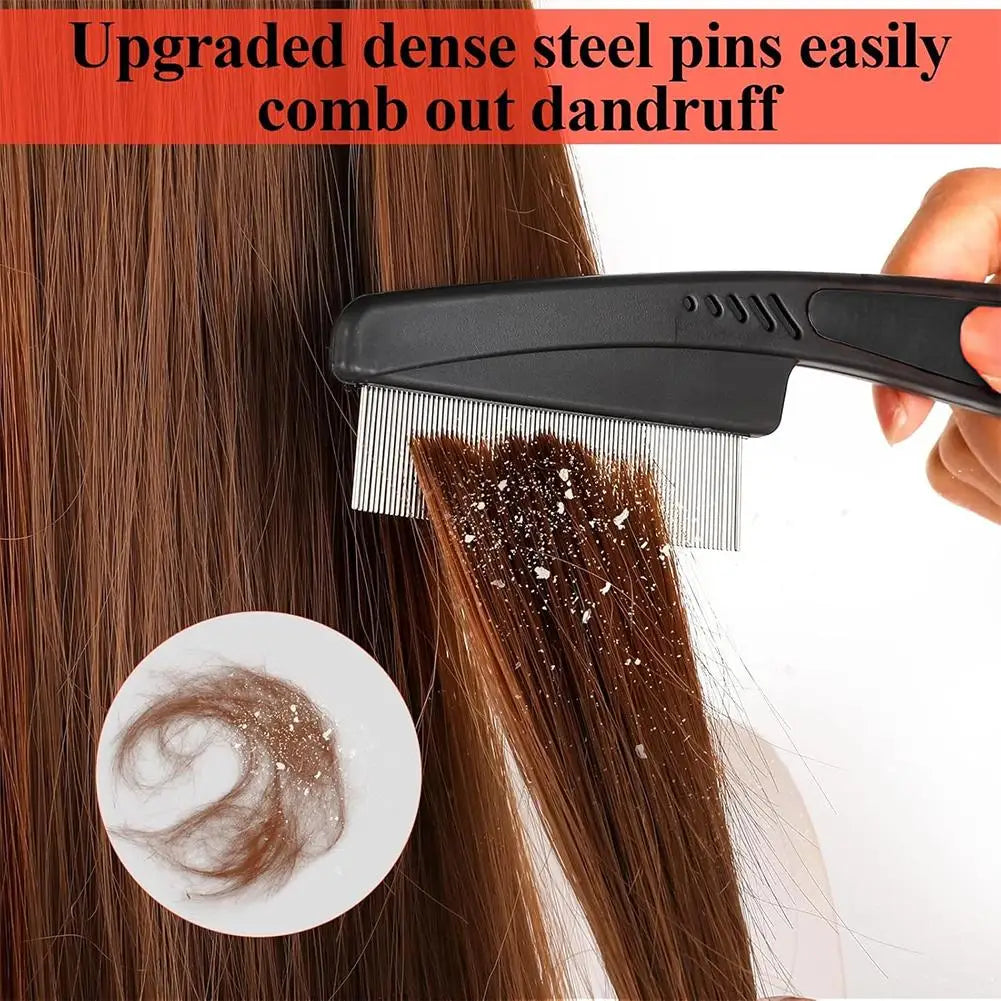 Stainless Steel Fine Tooth Lice & Nit Removal Comb Lice Removal Comb PRIMED
