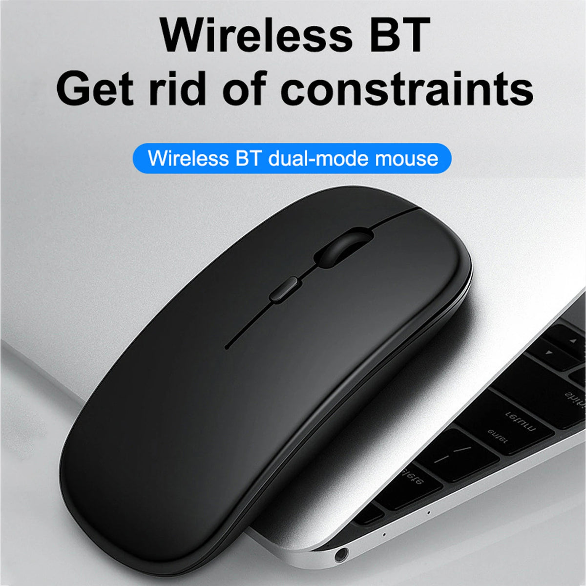 Dual Mode Wireless Mouse – Bluetooth & 2.4GHz, 1600 DPI Wireless Mouse PRIMED