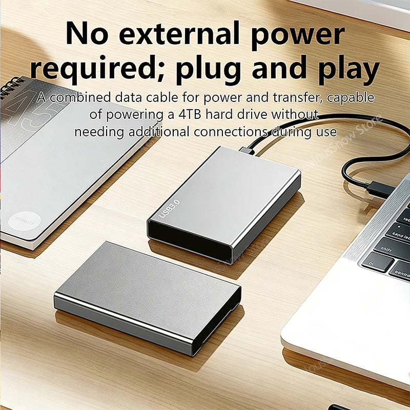 2.5" Aluminum HDD Enclosure – SATA to USB 3.0, 5Gbps, 4TB HDD Enclosure PRIMED