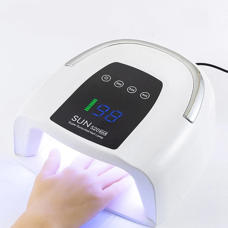 200W 48-LED Rechargeable Wireless UV Nail Curing Lamp UV Nail Curing Lamp PRIMED