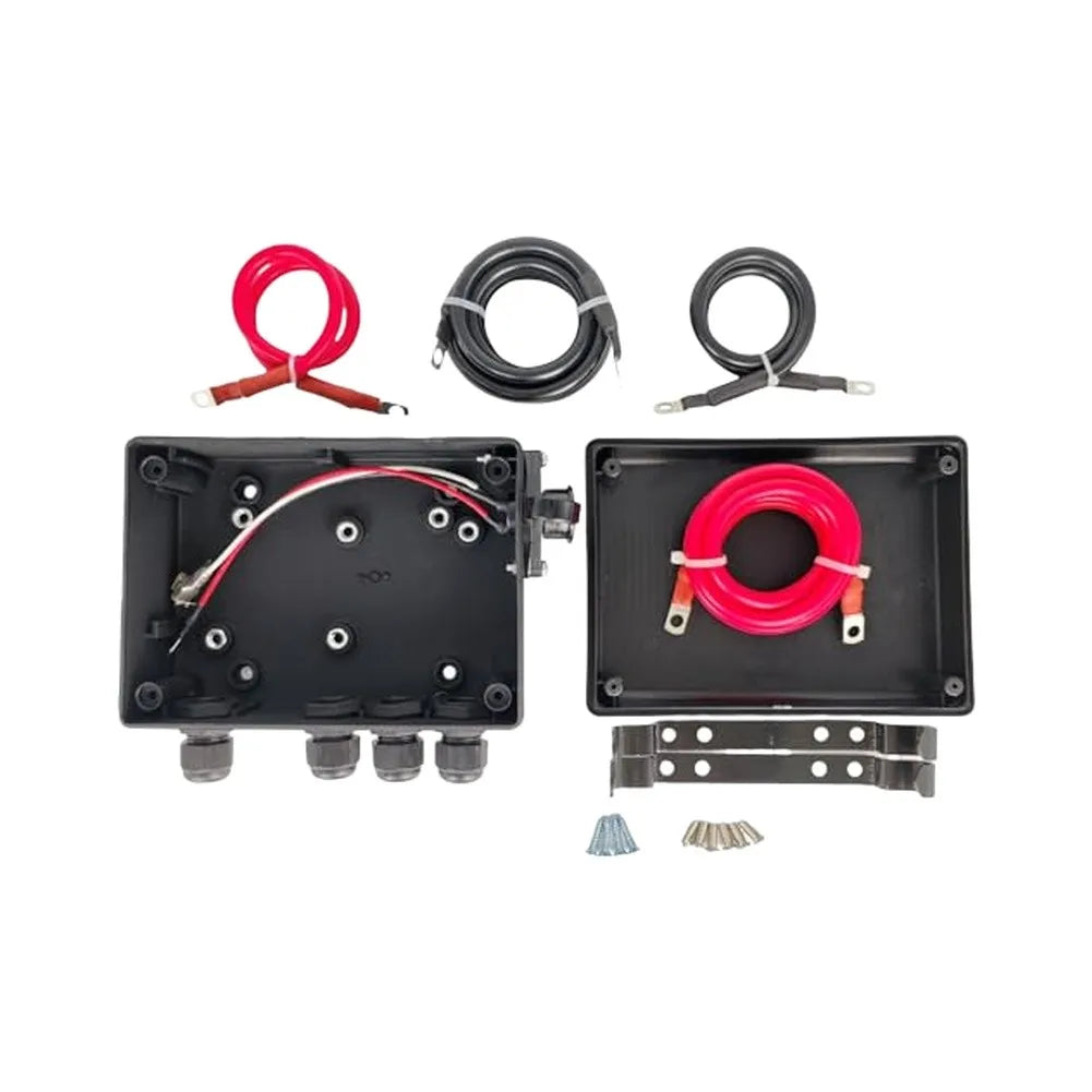 Pre-Wired Winch Solenoid Control Box 12V/24V M6 ATV UTV Truck Winch Solenoid Box PRIMED