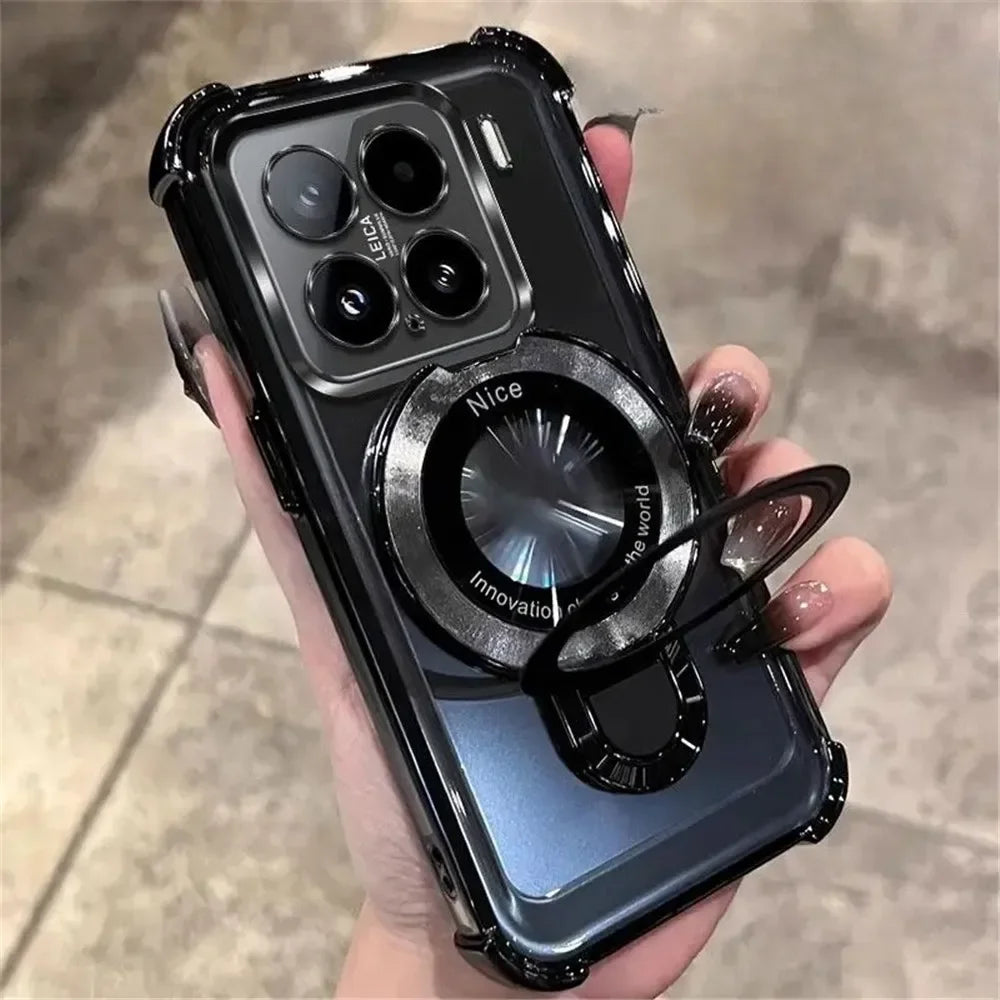 Xiaomi 15T / 14T / 13T Pro Magnetic Kickstand Clear Case
